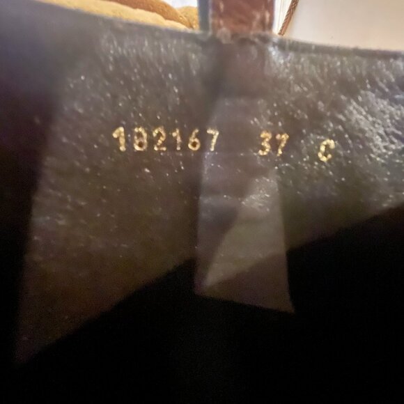 Gucci Interlocking G Logo Leather Riding Boots Sz7 with dustbag - Picture 8 of 12